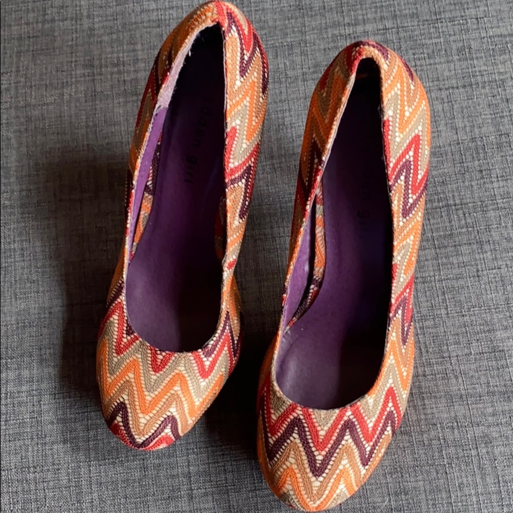 New Madden Girl Platform Block Heel Malley 8